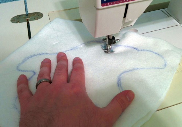 Sew, sew, sew your ghost!