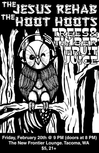 The Jesus Rehab & The Hoot Hoots at New Frontier Lounge