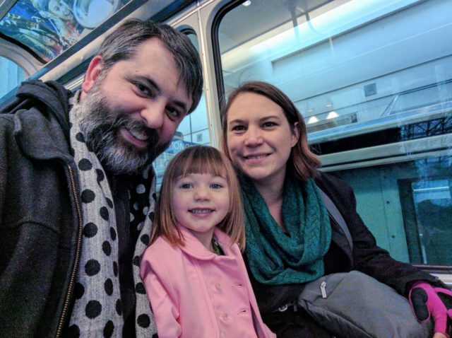 On the Monorail.