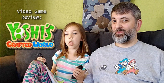 Avery & Papa Play & Review Yoshi's Crafted World…